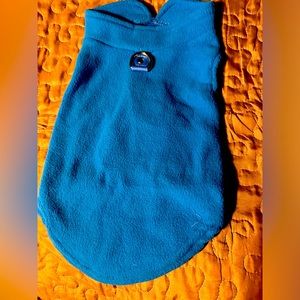 Dog sweater, fleece, blue